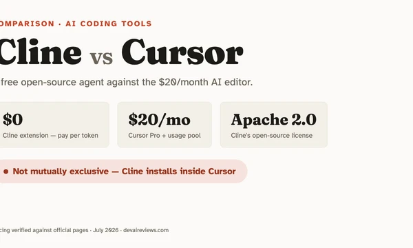 Cline vs Cursor: which AI coding tool fits in 2026?
