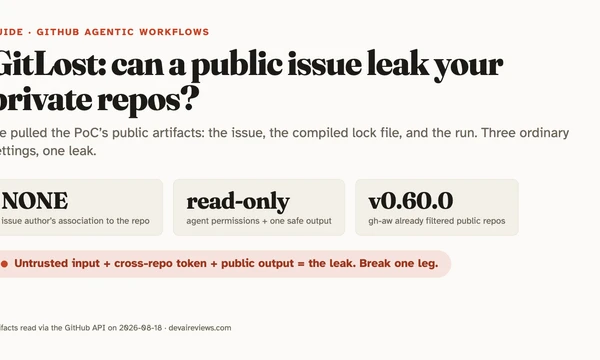 GitLost: can a public issue leak your private repos?