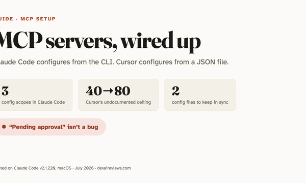 How to set up MCP servers in Claude Code and Cursor